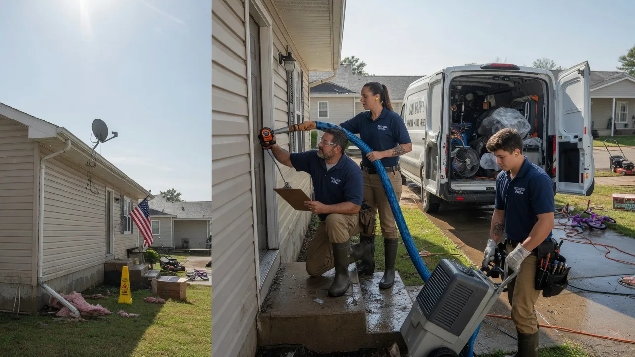 Ceiling Water Damage Restoration in La Madera, NM near me
